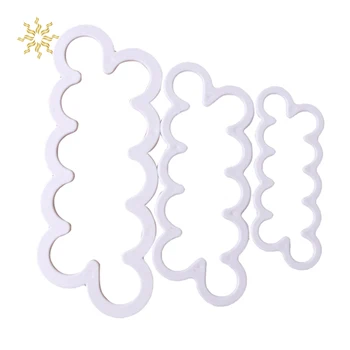 

3pcs Emporte-Pieces Rose Petal Sugarcraft Moules A Patisserie Tampon Pour Decoration Gateaux Sugar Craft Patisserie Fondant K802