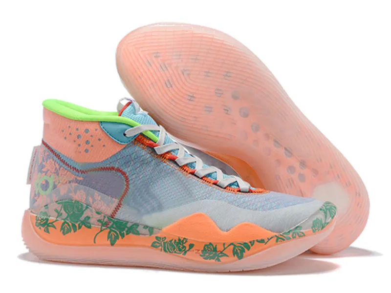Durant KD 12 12S XII EP BeTrue мужские баскетбольные кроссовки Be True Eybl The Rim Elite KD12 90s Kid Warriors Размер 40-46 на шнуровке - Цвет: XZF093YE