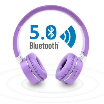 

Bluetooth 5.0 Headphone Foldable Music Headset Wireless Stereo Bass Earphone with Mic for Handsfree Support FM TF Card