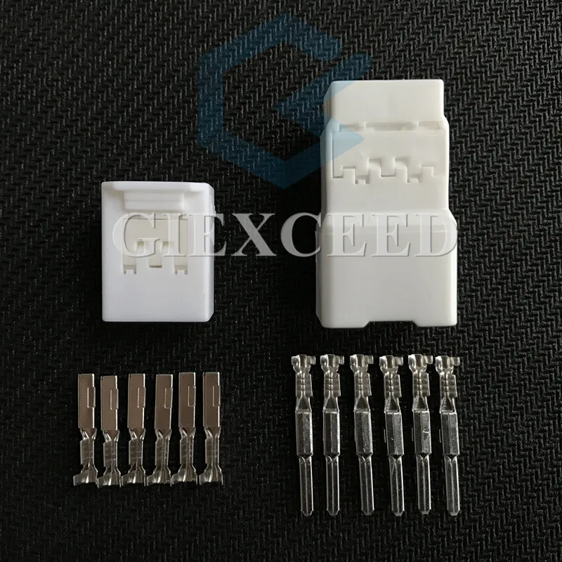 2 комплекта 6 Pin MG651044 MG 651044 автомобильный соединитель провода гнездовой