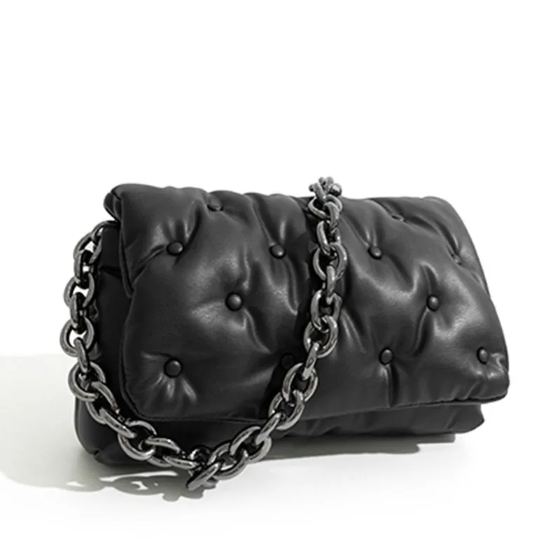

Women's Shoulder Bags 2020 Thick Metal Chain Shoulder Purses And Handbag Women Bags Ladies