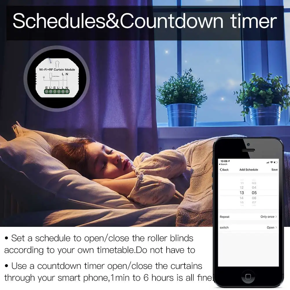 Cheap Sistema automático de controle de cortina