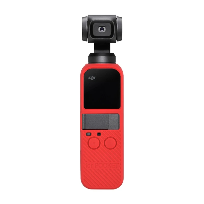 Силиконовый чехол с ремешком комбинированный для Dji Osmo Pocket Gimbal стабилизированный ручной мини-ручка камеры Gimbal(красный