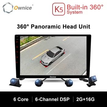 

Ownice K5 Android 2 Din Universal car Radio Stereo GPS Headunit Audio With DSP 360 Degree Panoramic DVR Front Rear Right Camera