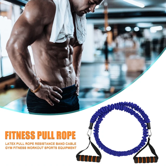 US $5.90 Break-proof Rubber Latex Yoga Pull Rope Resistance Bands Tensile Tube Expander Full Body Building F