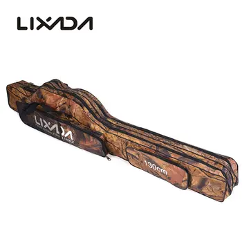 

Lixada Fishing Bag Fishing Rod Carrier Oxford Fishing Pole Tools Storage Bag Case Fishing Gear Organizer 130/150cm Pesca
