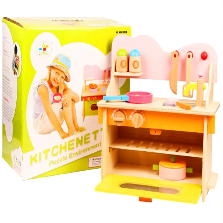  3-7-Year-Old Play House Kitchen Wooden CHILDREN'S Children'S Educational Early Childhood Toy Remova - 4000213839982