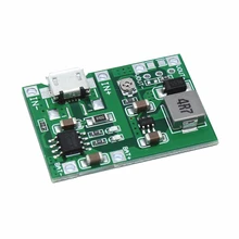 3.7V 9V 5V 2A Adjustable Step Up 18650 Lithium Battery Charging Discharge Integrated Module