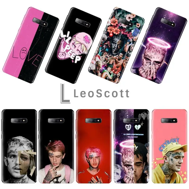 Милый Блестящий телефонный чехол Rap singer Lil Peep Bling для Samsung Galaxy S5 S6 S7 S8 S9 S10 S10e S20 edge plus