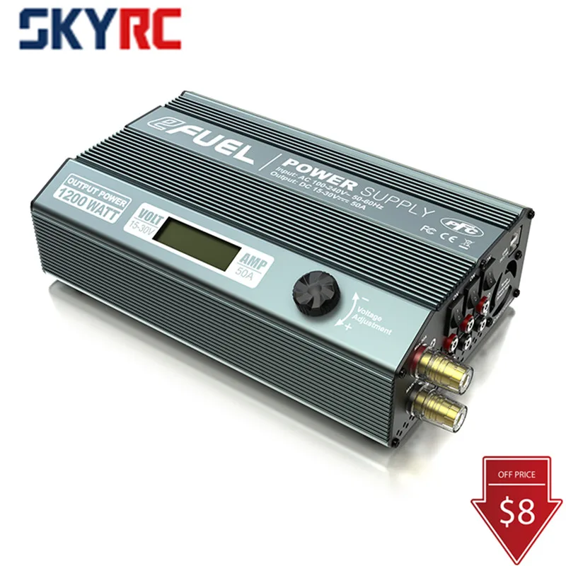 SKYRC 1200 Вт 50А мощность Efule Высокая мощность выходное напряжение 15-30 в зарядное устройство для самолета адаптер питания