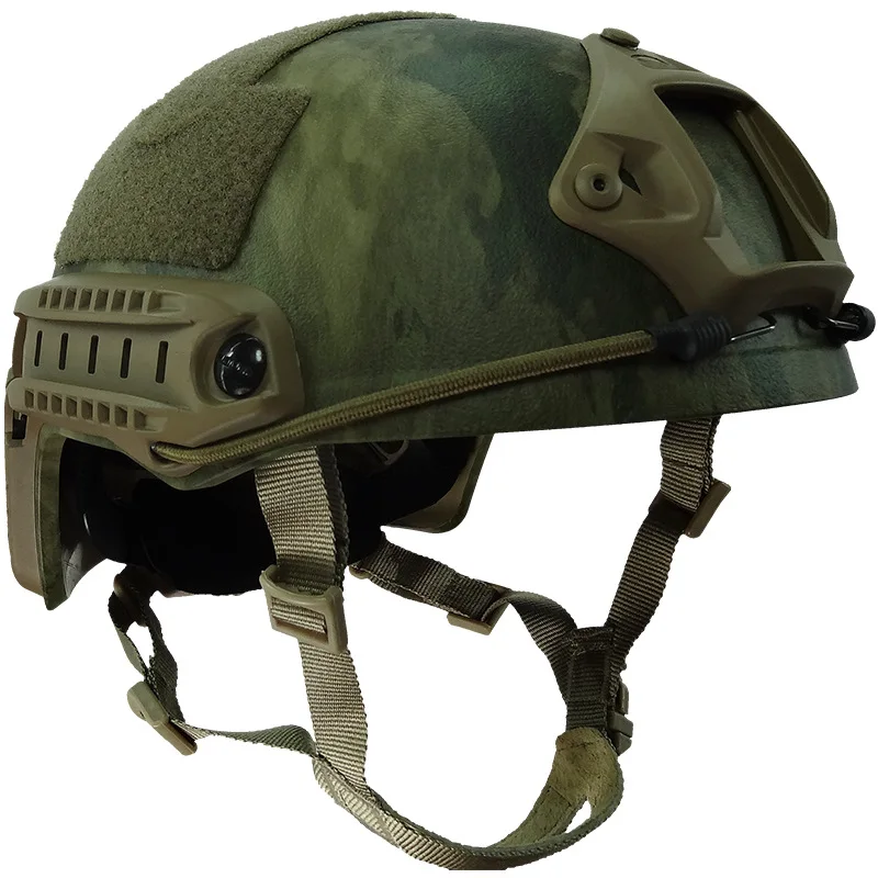 

MH Helmet Camouflage Field Operations Army Fans Ops-Core Fast Army Fans Outdoor Tactical Helmet Top Grade CP Color ACU Color