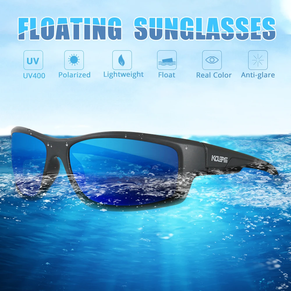 KDEAM роскошные солнцезащитные очки для плавания поляризованные мужские очки ледяные синие зеркальные оправа стекол-Стиль Оттенки женщин UV400 защита KD7078