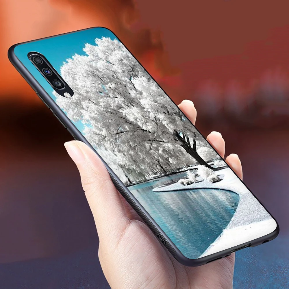 Дерева природы мягкий силиконовый чехол для телефона для samsung A2 Core A10s A20E A20s A30s A40s A50s A60 A70s - Цвет: B11
