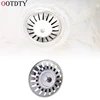 OOTDTY 2018 Fashion Kitchen Waste Stainless Steel Sink Strainer Plug Drain Filter Stopper Basket Drainer 4