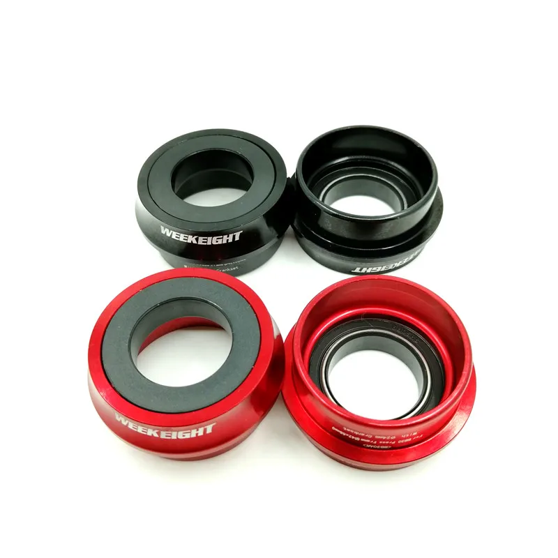 Bike Bearing Bottom Bracket BB30 24mm 42mm* 68mm Road Bicycle Folding Bike Aluminum Alloy Bottom Brackets Bicycle Accessories