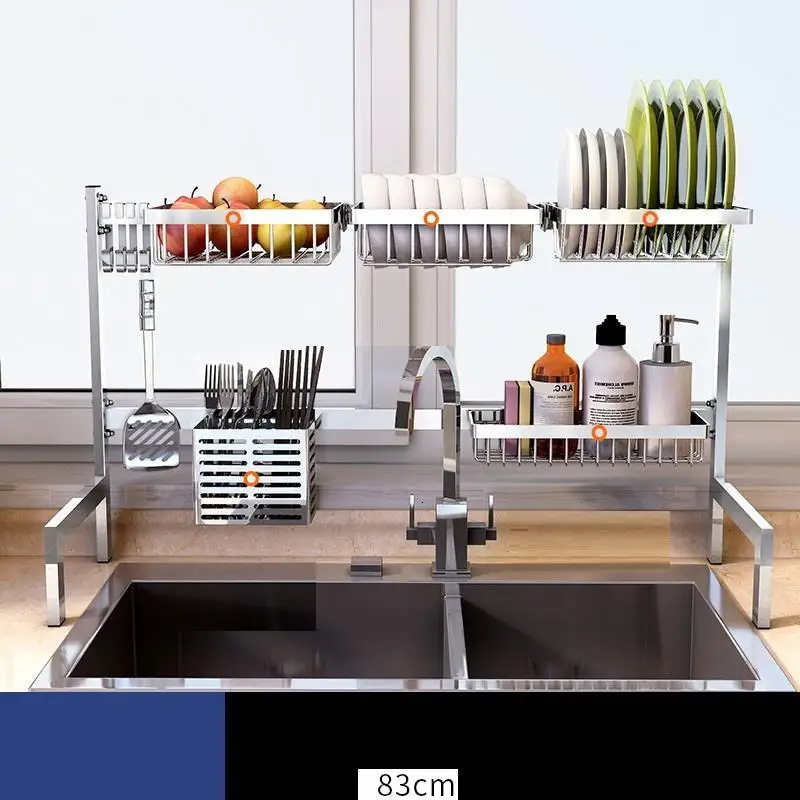 MODEL D Держатель Аксессуары Cucina Range Organizadores De Keuken нержавеющая сталь Cocina Organizador Mutfak кухонная стойка - Цвет: MODEL D