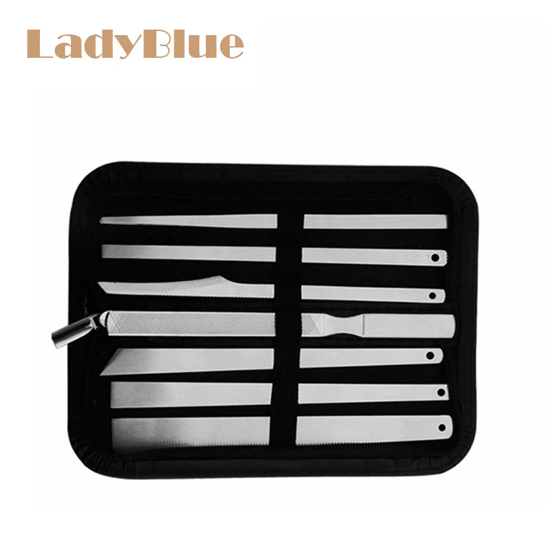 

7pcs/set Toenail Pedicure Knife Feet Care Tool Kit Cuticle Dry Dead Skin Remover Nail File Cuticle Cutter Tweezer