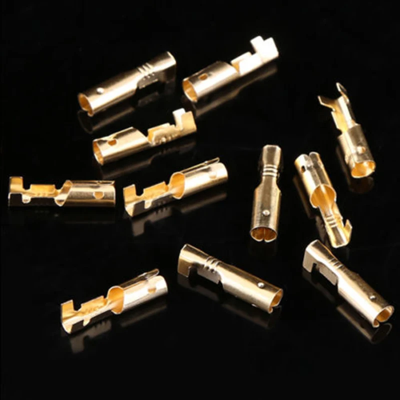 

Tin 400PCS Motorcycle Brass Male&Female Connectors Autos Bullet 3.9mm Useful Part Tool Wire Terminals Replacement