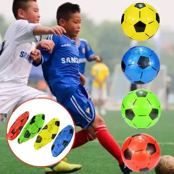 

Football Random Color Training Balls Elastic Children Inflation Soccer Gift PU School