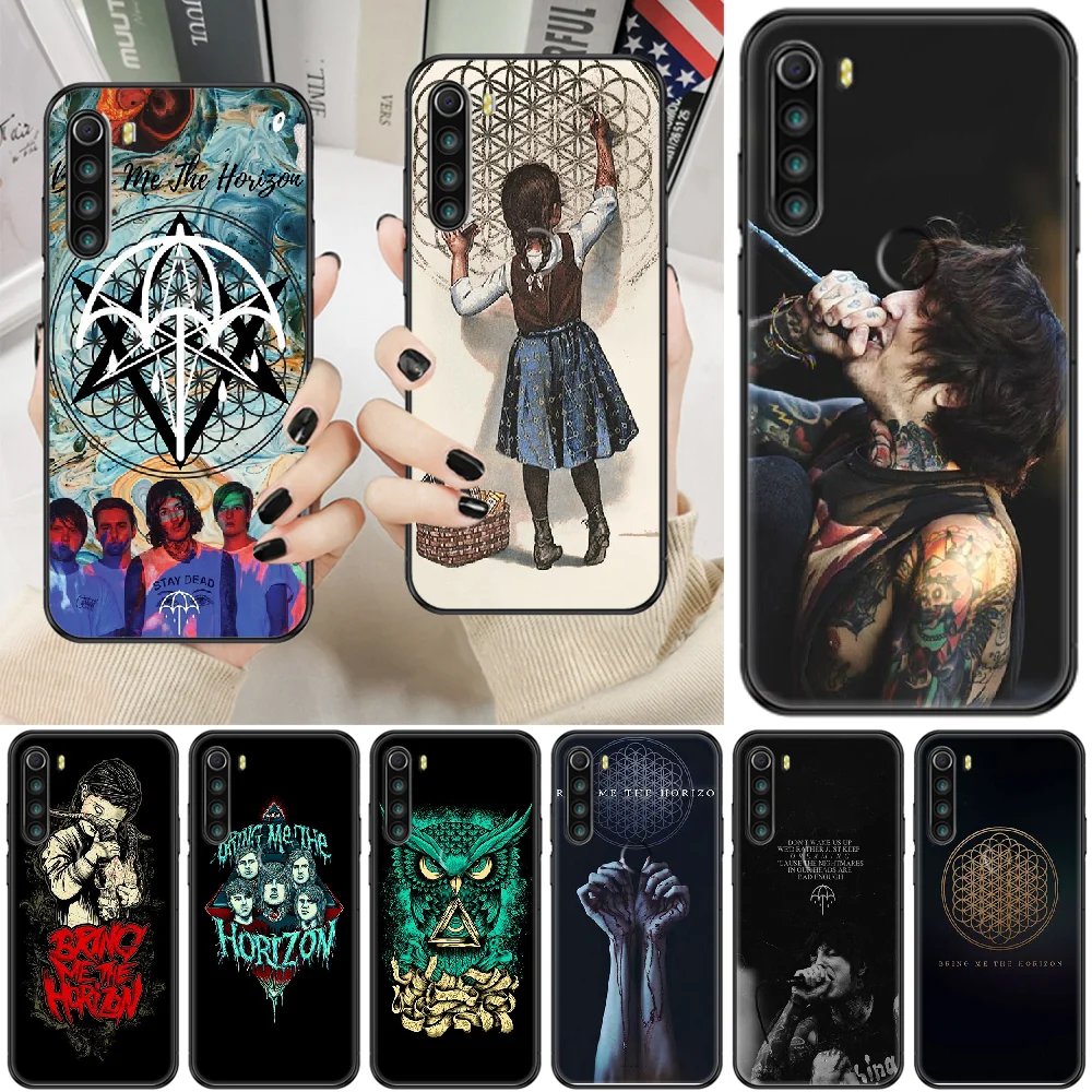 Чехол Bring Me the Horizon для телефона Xiaomi Redmi Note 7 7A 8 8T 9 9A 9S K30 Pro Ультрачерный мягкий