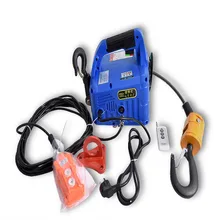 Mini palan électrique 3 en 1, 220V, 1500W, avec télécommande, Machine de Traction suspendue, 100KG/200KG/300KG/500KG