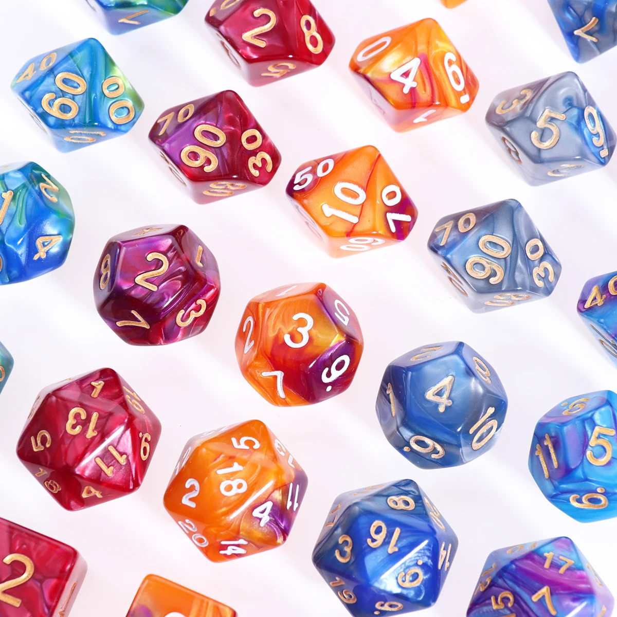 35 шт. многогранные кубики ролевая игра подземелья и дракон настольные игры