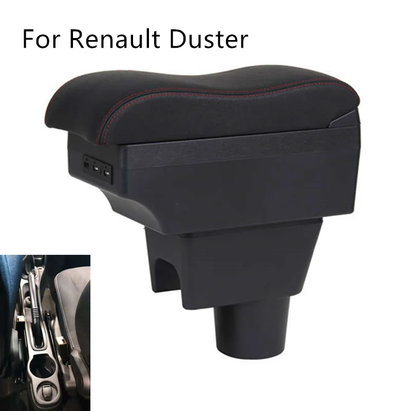 

For Renault Duster Armrest box central Store content Captur armrest box