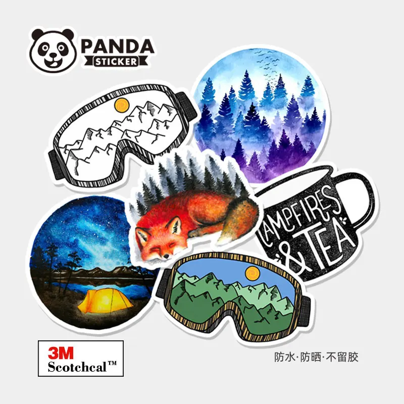 Outdoor Car Stickers 6Pcs/Set Logo Decal Pegatinas Laptop Luggage Bicycle Pitcher Motor Waterproof Sunprotective Stickers 50pcs hot anime nana stickers waterproof toy sticker for car motorcycle phone skateboards laptop luggage pegatinas decals