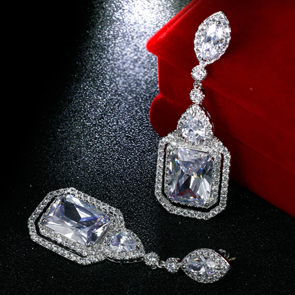 long square earrings