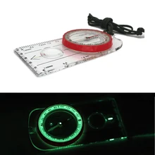 Многофункциональный Сильный магнитный компас светящийся направляющий для походов, кемпинга, выживания, инструмент для кросса, картографический компас