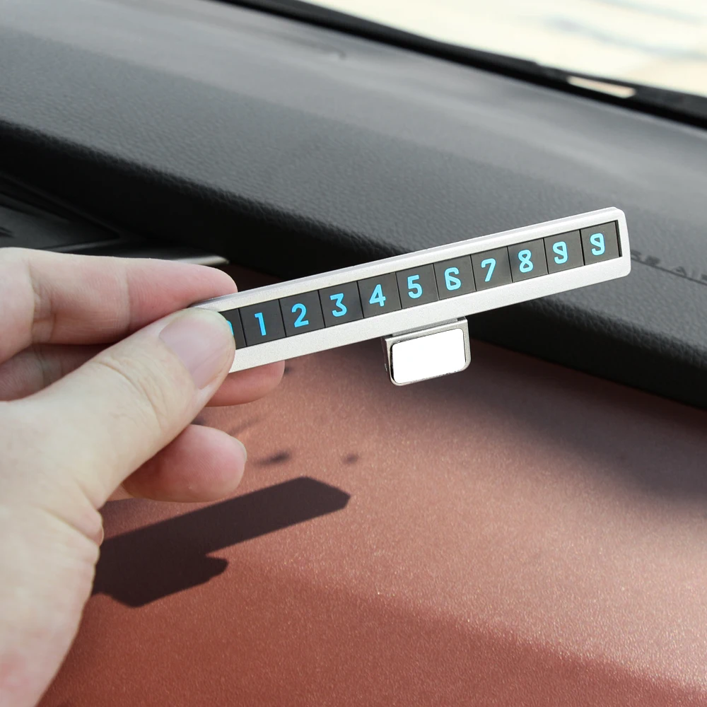 Hidden Car Temporary Parking Phone Number Card Sticker For ALFA ROMEO giulietta mito 147 159 dacia duster LADA KIA | Автомобили и