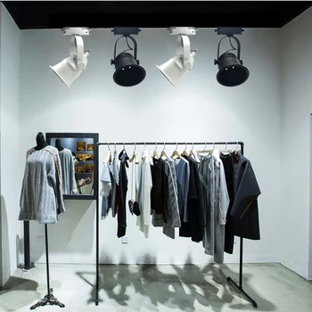 

LED Track Light GU10 bulb Spot Light Ceiling Mounted Rail Track Lamp Decorative Led spotlight Track Lighting for Shop