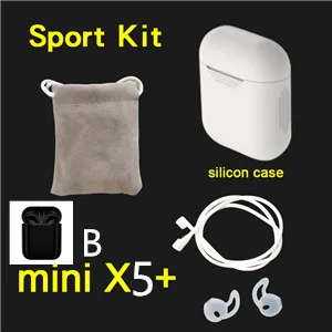 mini X5B sport White Padear mini X5 Bluetooth гарнитура наушники беспроводные наушники для Xiaomi Iphone Android 7/8/PLUS X xs RS 11 PRO Max Sumsung - Цвет: mini X5B sport White