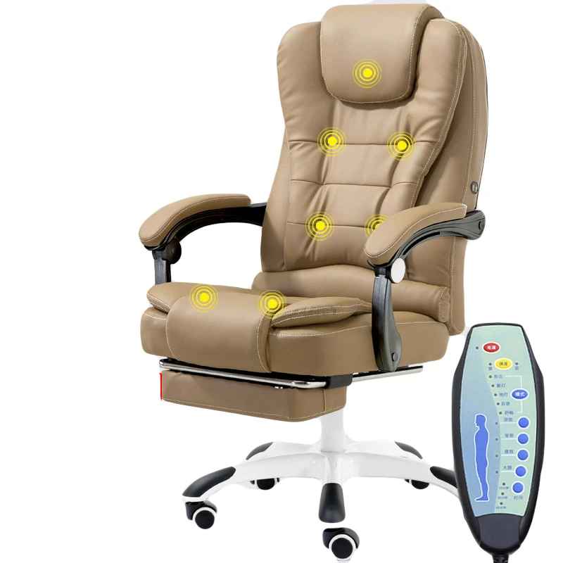  High Quality Office Massage Armchair Fauteuil Boss Gaming Chair Ergonomics Synthetic Leather Cowhid