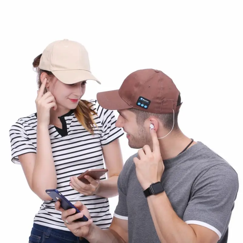 Беспроводные наушники Bluetooth наушники для Bluetooth музыкальная Кепка для мужчин/женщин Открытый Отдых громкой связи бейсбольная шляпа