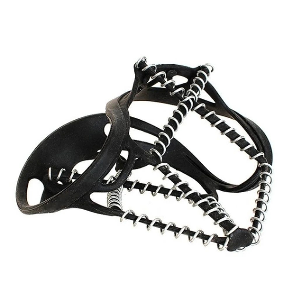 1Pair Outdoor Sports Spring Shoes Cover Non-slip Crampons Ice Grip Walk Cleats Camping Snow Hiking Mountaineering Tool