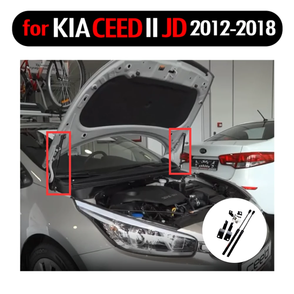 KIA Cee'd Ceed 3 III CD 2018 Haubenlift Haubendämpfer Nachrüstset o.Bohren KIA Cee'd Ceed 3 III CD 2018 Haubenlift Haubendämpfer Nachrüstset o.Bohren
