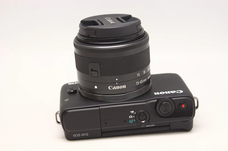 USED Canon EOS M10 camera with 15-45mm lens Image Stabilization STM  18.0 Megapixel CMOS (APS-C) sensor