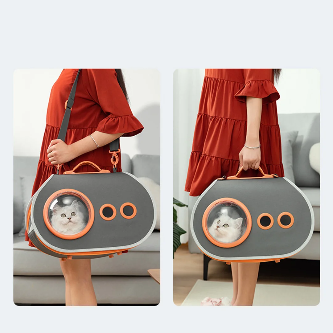 Cat Carrier Bags Breathable Pet Carriers Small Dog Cat Backpack Travel Space Capsule Cage Pet Transport Bag Carrying For Cats 5 Cat Carrier Bags Breathable Pet Carriers Small Dog Cat Backpack Travel Space Capsule Cage Pet Transport Bag Carrying For Cats 5