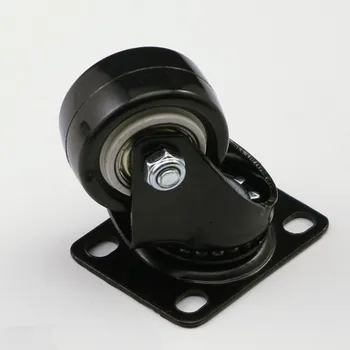 

4PCS Black Office Chair Swivel Rubber Casters Industrial Universal Wheels