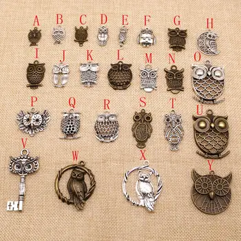 

10 Pcs Metal Bronze Silver Color Owl Charms Pendant For Jewelry Making Jewelry Making Supplies Supplies For Jewelry Materials