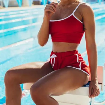 

Women Summer 2 Piece Set Crop Top and Shorts Bodycon Outfit Workout Gym Sport Suit Tracksuit