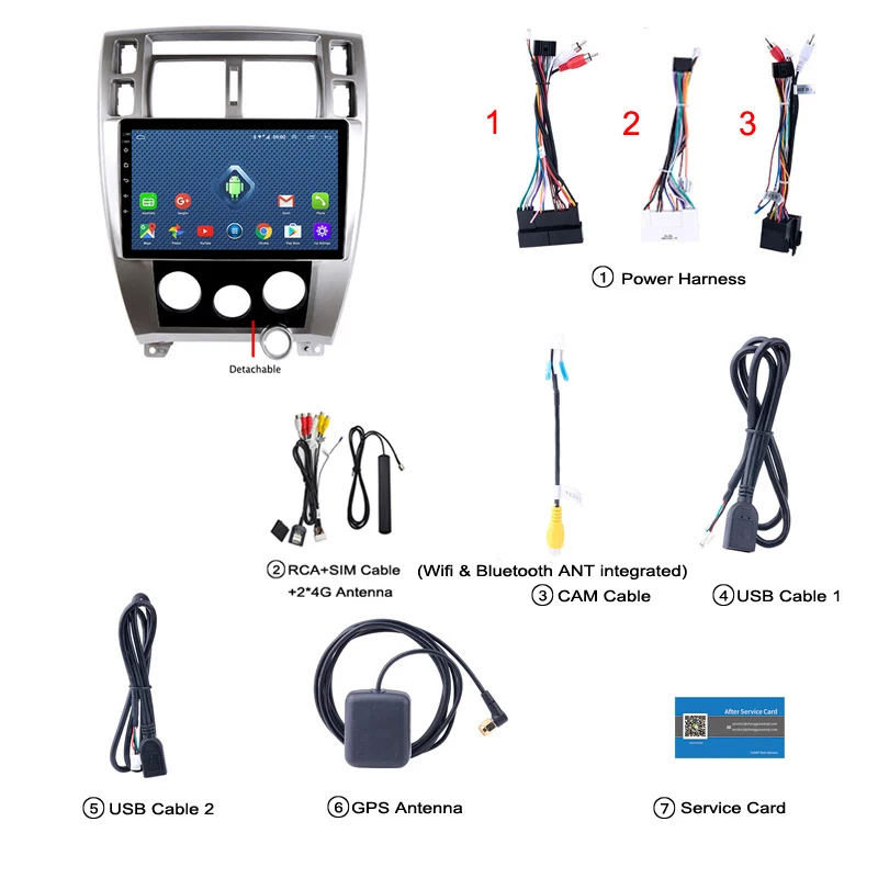 Sale 4G Lte All Netcom 2.5D HD 9 INCH Android 8.0 Car radio Multimedia player For Hyundai Tucson 2006-2013 GPS Navigation 4