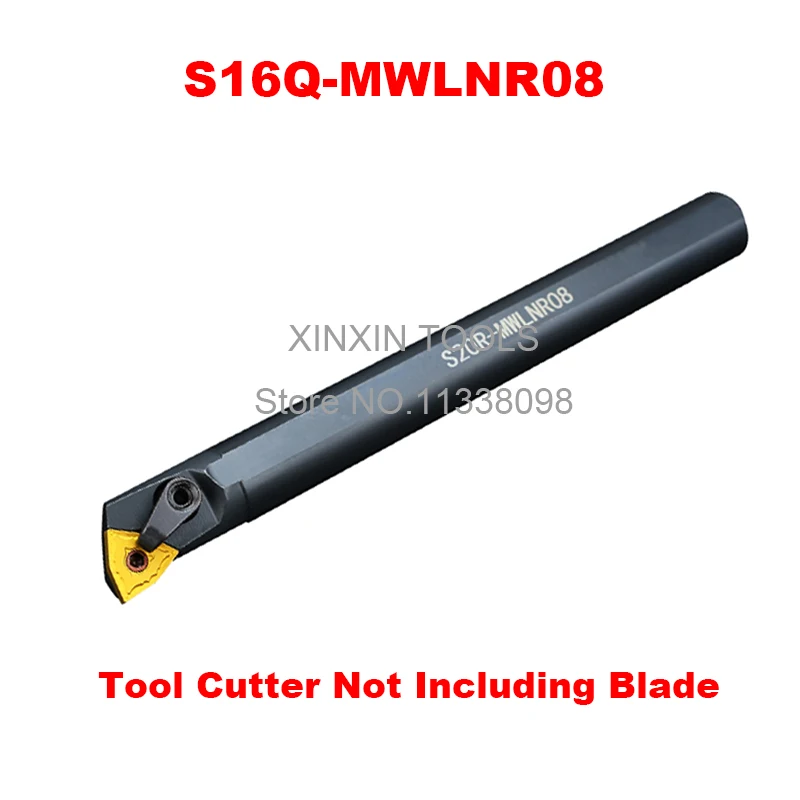

S16Q-MWLNR08/S16Q-MWLNL08 Boring Bar,Dia 16*16mm Internal turning Tool holder CNC tool holder,Lathe cutting tool for WNMG0804