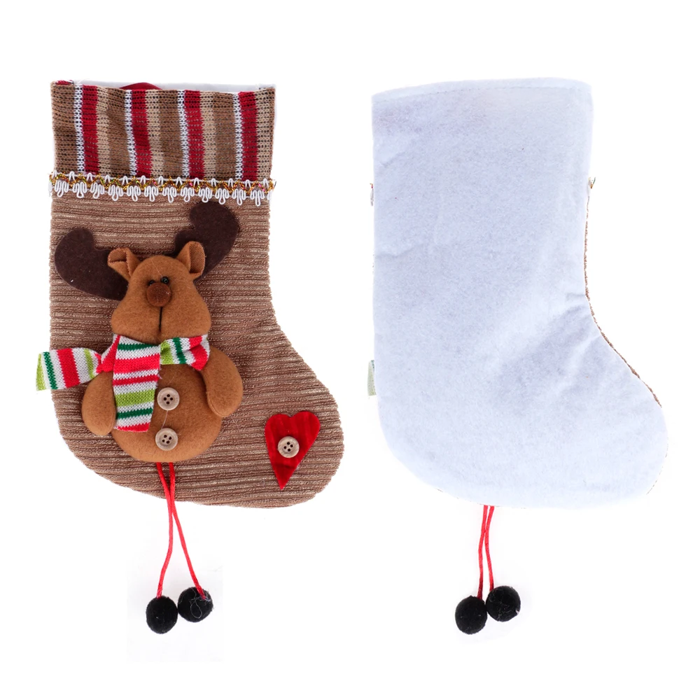 Новогодний праздник подарок Санты чулки детский Подарочный пакет для конфет