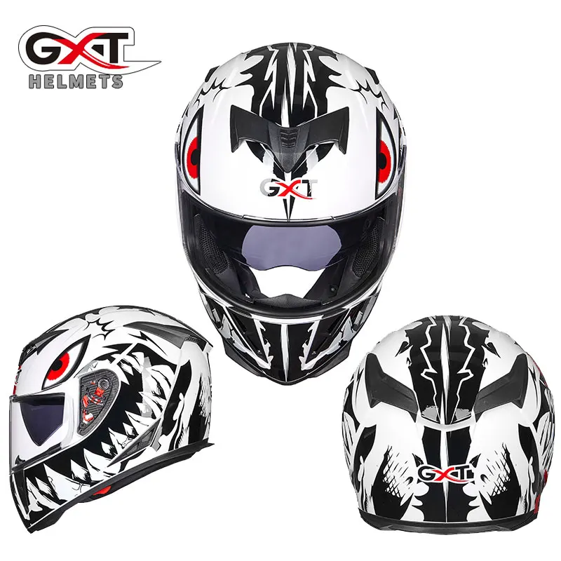 

GXT Full Face Motorcycle Helmet Novelty Racing Motocross HelmetsFlip Up Helmets For Motorcycle Men WomenCasco Moto Capacete