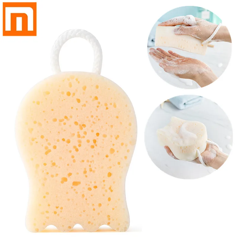 

Xiaomi Jordan&Judy Bath Sponge Soft Skin Bath Ball Exfoliating Sponge Clean Pores Environmental Safety Double-sided Design