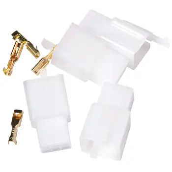 

40 Set Auto Electrical Wire Cable Connector Terminal 2.8 Mm 2 3 4 6 Pin For Motorbike Car Boat Internal Wiring