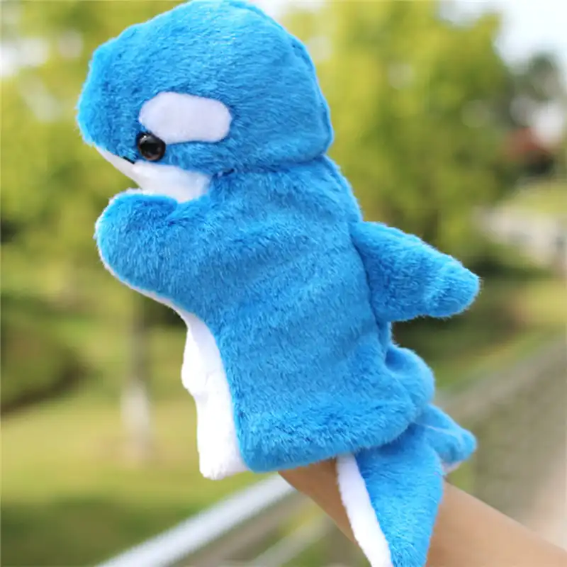 dolphin hand puppet