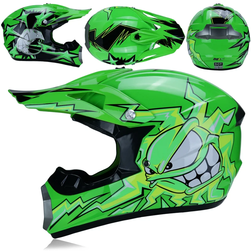 DOT утвержден легкий шлем мотоцикл, гоночный велосипед шлем детский ATV велосипед Горные MTB DH крест шлем capacetes WLT-126 - Цвет: 5